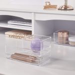 STORi SimpleSort 6-Piece Stackable Clear Drawer Organizer Set | Multi-size Trays | Small Makeup Vanity Storage Bins and Office Desk Drawer Dividers | Made in USA - Image 7